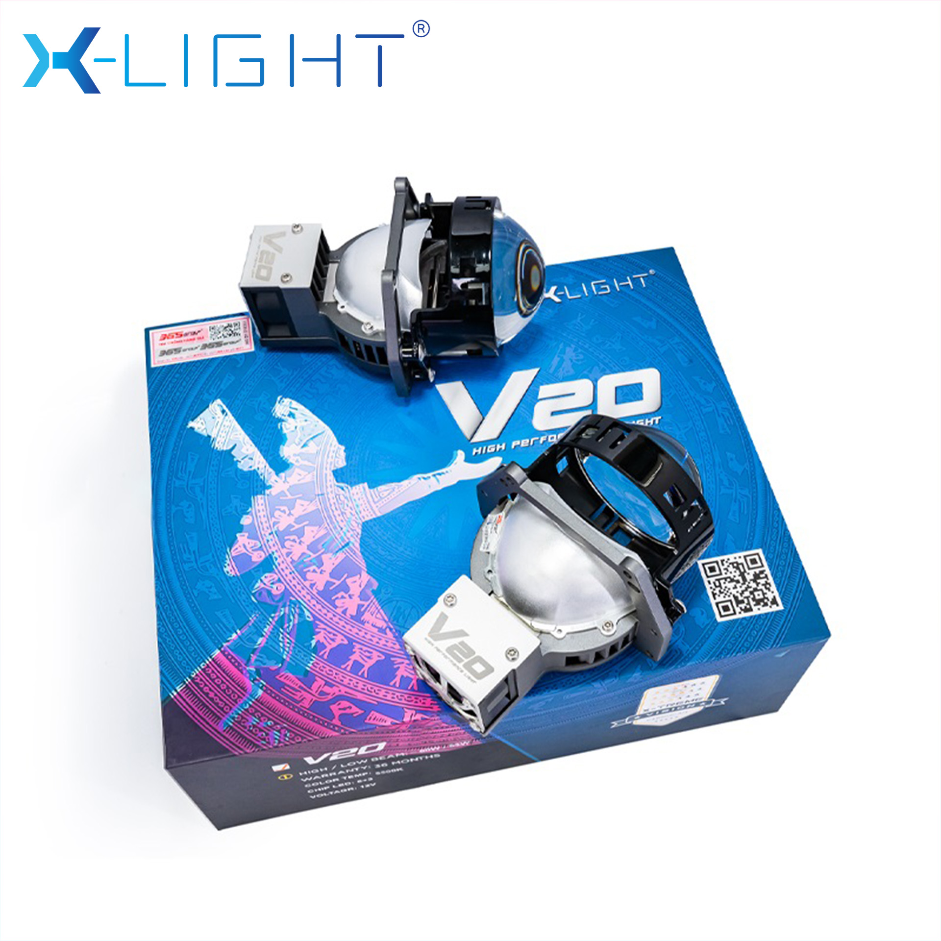 BI LED X-LIGHT V20 NEW 2021 NHIỆT MÀU 5000K
